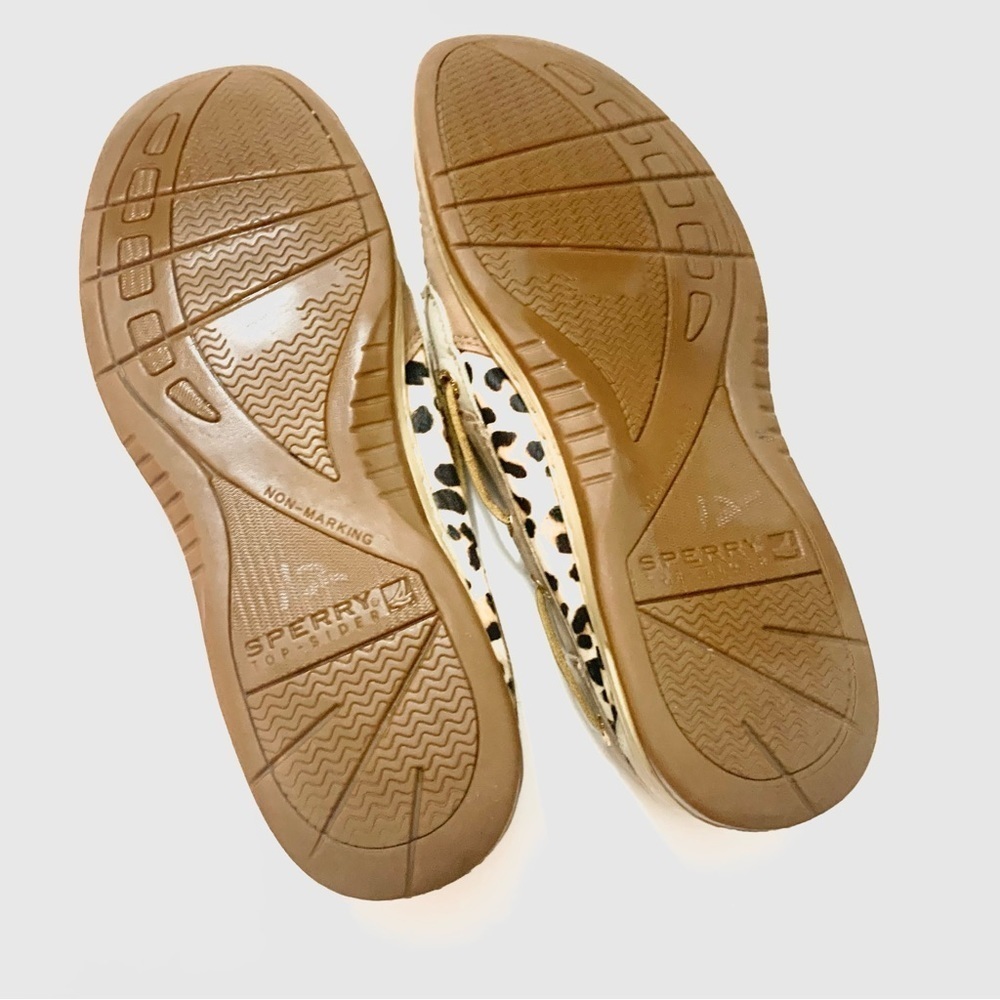 SPERRY Angelfish Leopard Jacquard Slip-On Boat Shoe - Picture 4 of 5